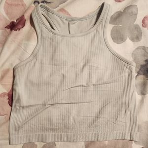 Lululemon Ebb to Street Racerback Crop Tank - Ocean Air - Size 6